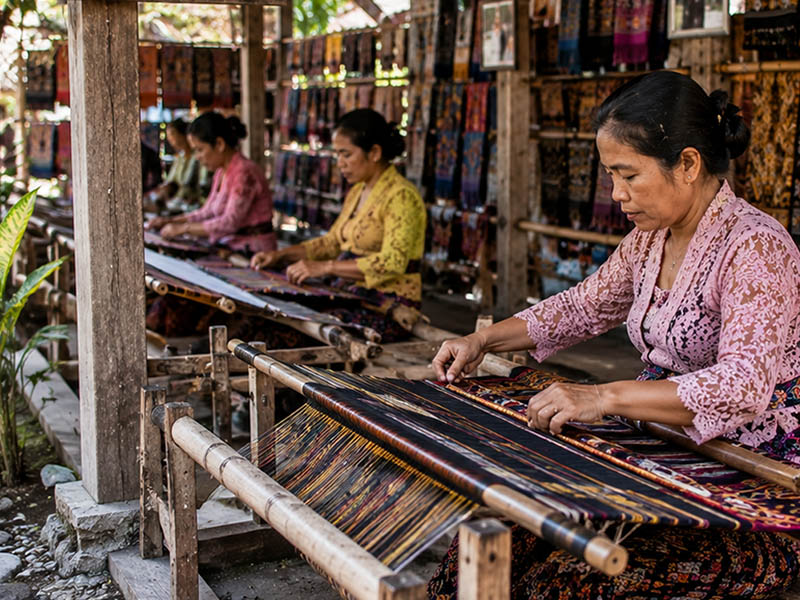 Sukarara weaving village