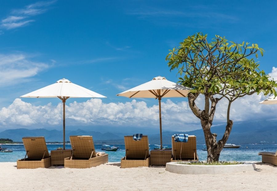 Gili Islands turquoise beach